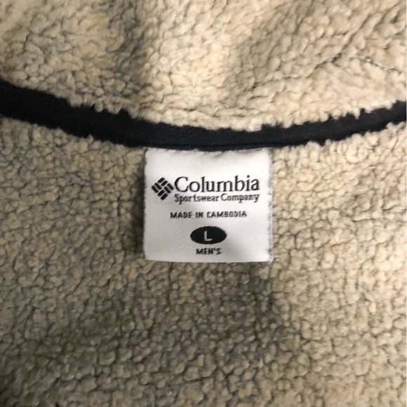 Vintage Columbia men’s L quarter Zip - Picture 3 of 3